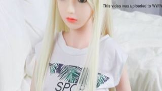 veiny cock worship platinum blonde mini passion doll has colossal titty meat gorgeous backdoor cum inside
