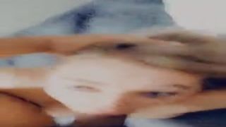 tiny platinum blonde slurps girthy cock in miami airbnb last weekend