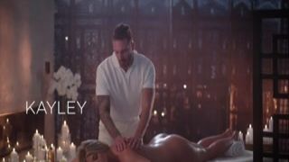 vixen voluptuous kayley gets a special profound oily rub session