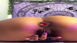 caroleta roots showing her full bush cooch and all soaked and her bubble butt plug all mischievous and steamy.