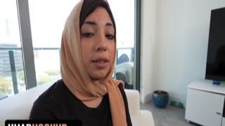 hijab hookup - muslim cutie doing fasting eats giant juicy girthy cock to sustain her physical hunger
