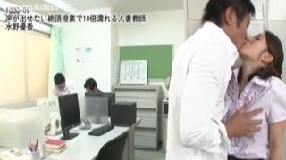 a married woman teacher is getting ten times as juicy when she s teaching an orgasmic classroom and can t afford to make a sound yuka mizuno