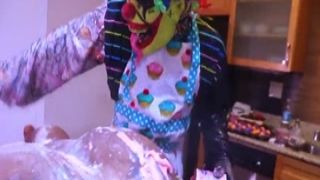 turned victoria cakes into a cake intense 