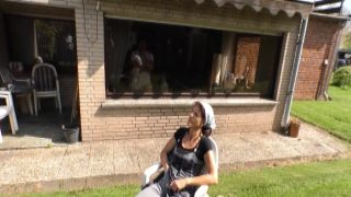 Huge jugged young brunette obtains rammed in sideways posture