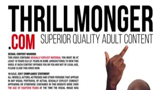 thrilly s giant black couch - destiny mira sloppy blow job deepthroating rimming two at once creampie it s all here folks 