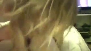 milf stepmom provides step son head while he watches porn