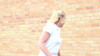 Tiny blondie Piper Perri is fucked hard in flying position