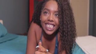 youthful miami hottie take on a black bull