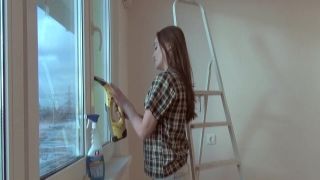 Warm muscle plumber doesn&#39;&#39; t mind fucking attractive homemaker Addie Andrews