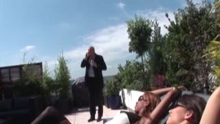 joss lescaf is offered two superb sluts for his buddy.