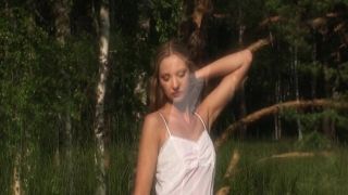 Stunning18 In The Forest Ksenya B teens drilled