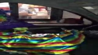 clown gets monster dick sucked while ordering food