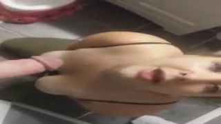 rosie the quiverer peeing in oral cavity