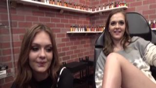 the white twins get tattoos then give head a monster thick dick