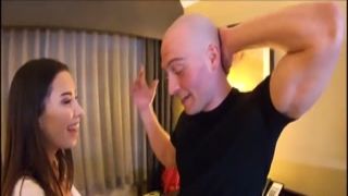 hot college teen thickum wrecked by stranger while her top buddy records