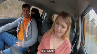 fake driving school lucy heart uses her curves to pay for extra lessons