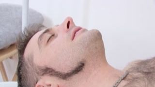 cutie strips off her clothes while giving a happy ending and drills rock hard