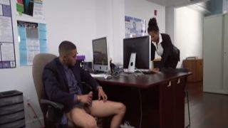 bangbros - phat bouncing jugs black hottie stunner ivy teen gets ahead in the office