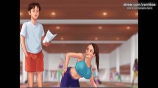 gorgeous mmf with a lustful hotwife milf l my sexiest gameplay moments l summertime saga v0182 l part 20