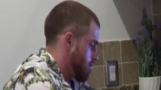 bodybuilder stud has his way with this slim schoolgirl spinner