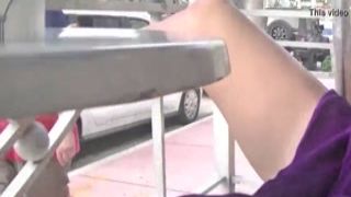 upskirt hotwife 23 - helena price flashing my wet pussy in risky 