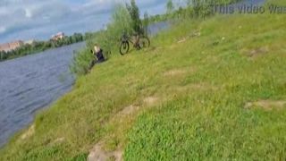 the exhibitionist man saw a lonely young slut girl in nature and took out his monster dick in front of her and began to jerk off the purple-headed yogurt slinger in front unfamiliar stunner he risks scaring her but she likes to look at a enormous male meatstick and needs to see his money shot