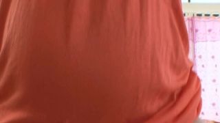 Bitch with neon hair Roxi Keogh reveals of her peachy pussy under the table