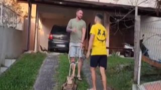 the husband made a mistake while cutting the grass i took the opportunity to hide it