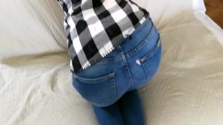 Redhead with pigtails Calico obtains secured and turned on bitch pees on her