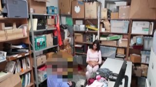 shoplifter has to chew on his bone