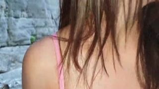 italian hottie swallow my explosive nut after pearl ropes in her throat