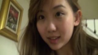 adarable busty oriental fresh teen at house with plugs