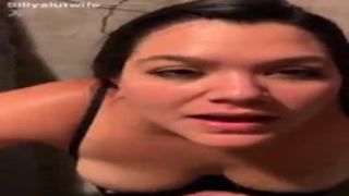 massive facial for adorable latina hottie fucktoy with enormous perky tits begging like a dumb whore give me your spunk -- sillyslutwife