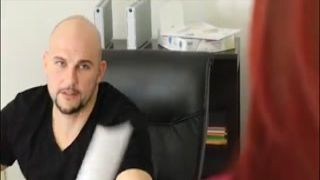 hot plump busty fiery red drills her hubby boss