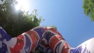 thickumz - fit blond stunner kenzie madison shakes her bootylicious all over town