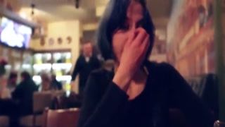 i took control of my stepsis s vibrator in the bar and brought her to peak pleasure.