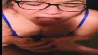 big facial for steamy mexican hottie with a giant bubble butt