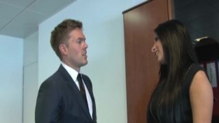 Blonde haired versatile ladyboy in stockings gets analfucked missionary