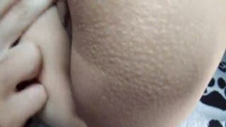 licked shaved pussy until she cums.extreme close up 4k